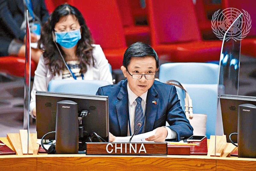 聯合國中國代表斥美英「以疆制華」