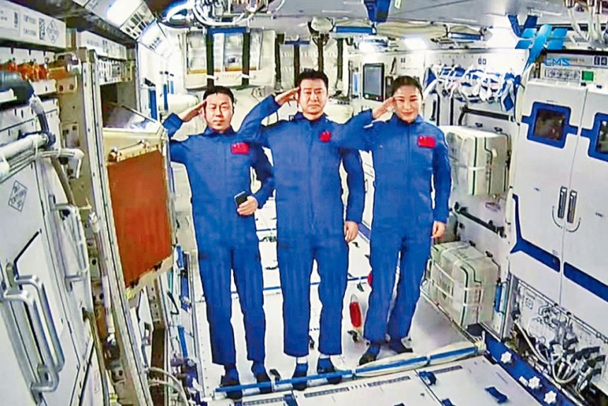 「神舟14」太空人順利進入問天實驗艙
