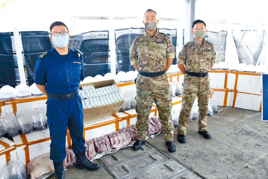 水警海關聯合反走私首檢獲子宮頸癌疫苗起鰻魚苗凍肉等值1900萬拘16人