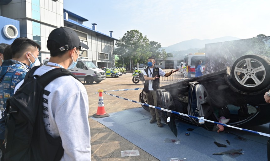 警察招募‧體驗日逾1000人參加 近400人即場投考