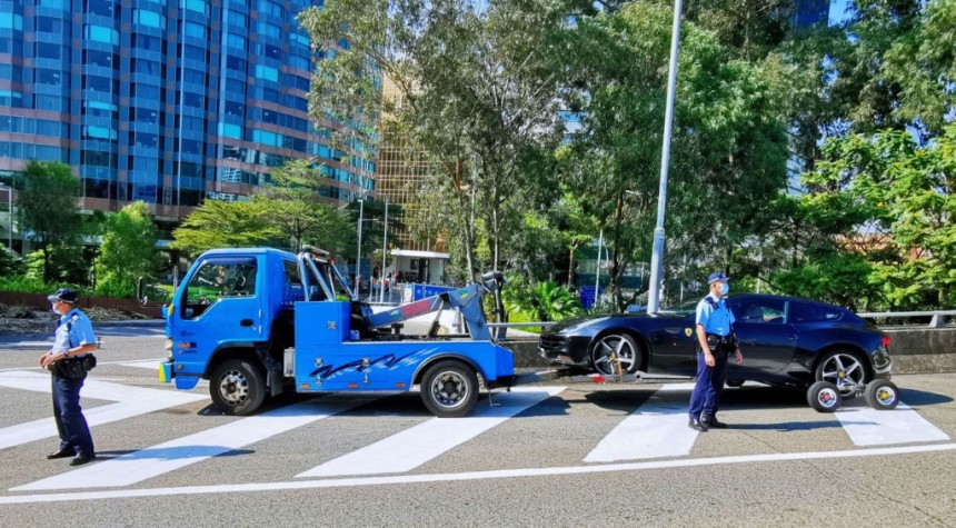 油尖警區打擊違泊 發出1671張牛肉乾拖走27輛車