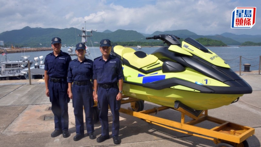 水警即日起試行部署水上電單車 加強淺水區等地搜救能力